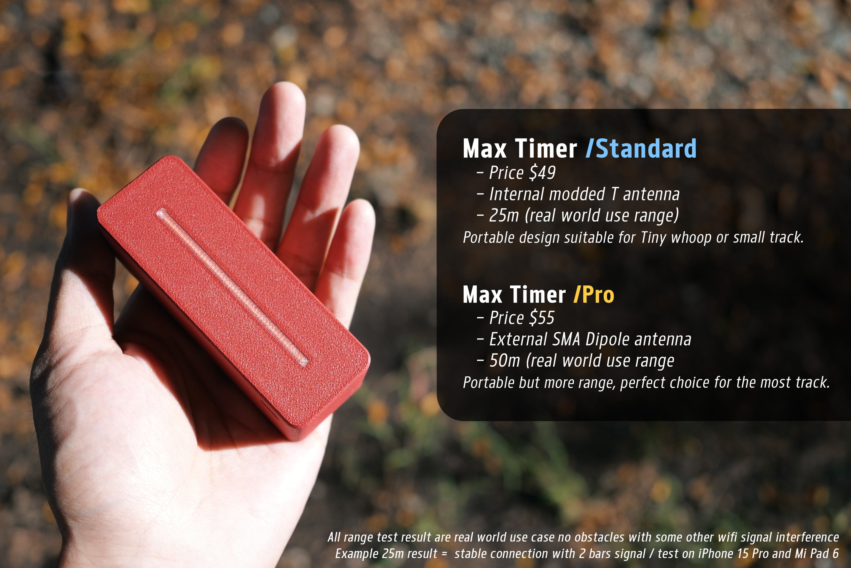 Max Timer - (FPV Lap Timer) | 1 channel video signal base lap timer fo ...